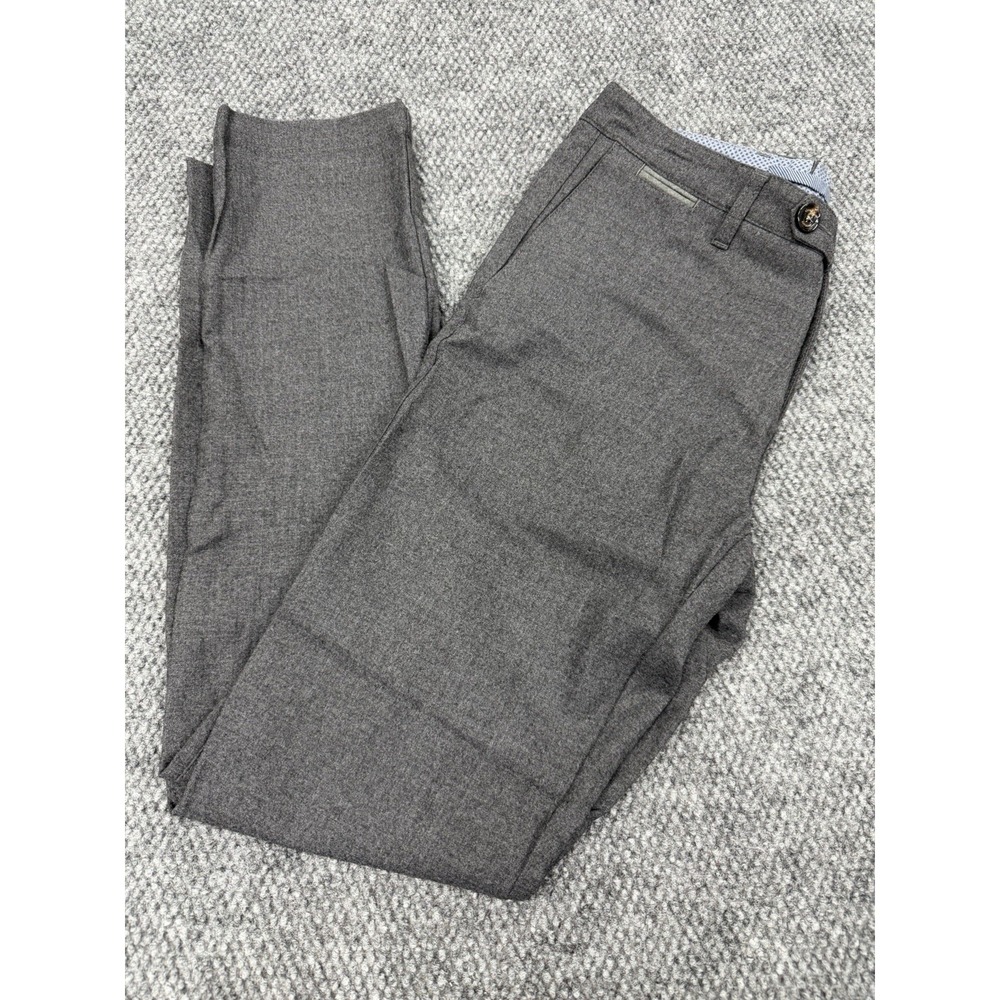 Eleventy Men's 31x33 Gray Wool Chino Pants Trousers Made in Italy